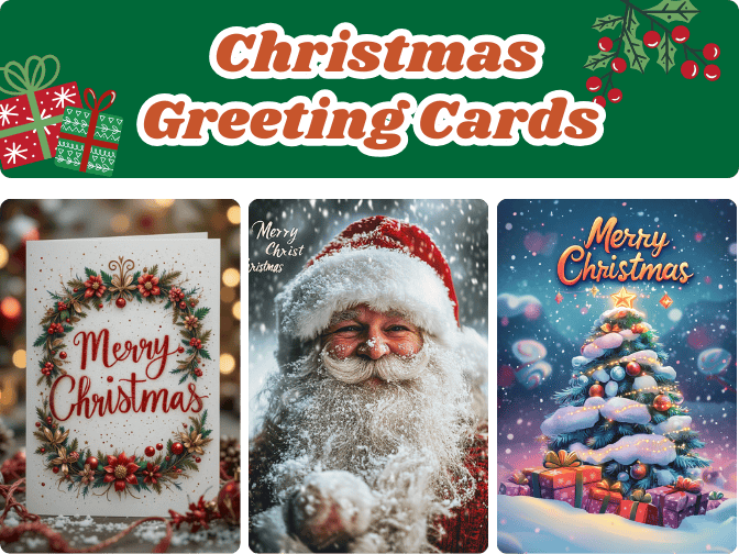 Christmas greeting cards