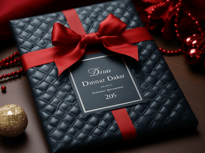 Holiday event invitations