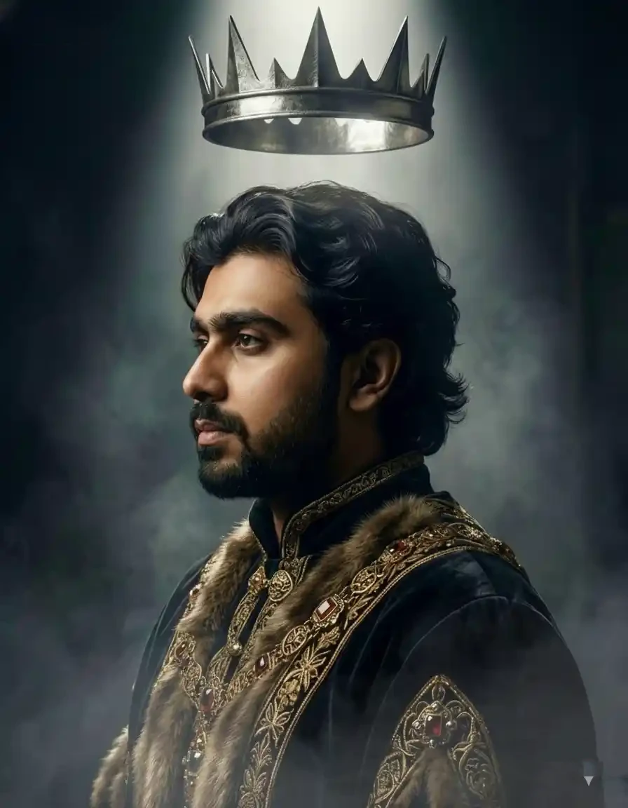 Medieval royal portrait