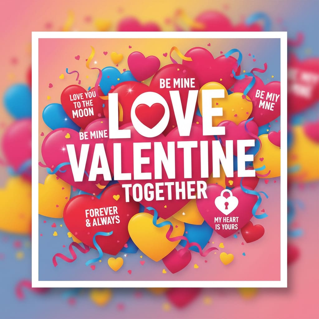 Example of a Valentine's Day AI image generated with a detailed prompt